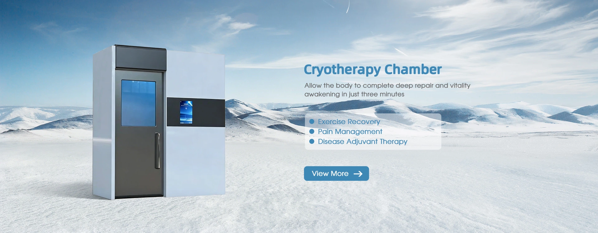 Usine de chambre de cryothérapie en Chine